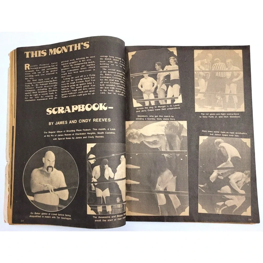 THE BIG BOOK OF WRESTLING - JULY 1973 / ERNIE LADD / PAT PATTERSON / JACK BRISCO